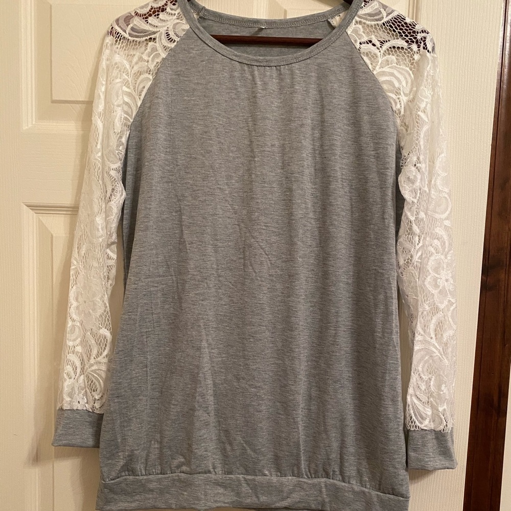 Lace Long Sleeve Tee